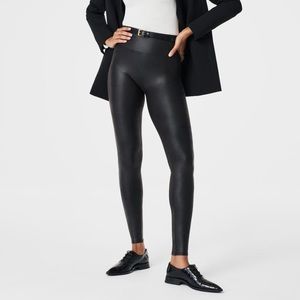 Spanx Leather Leggings